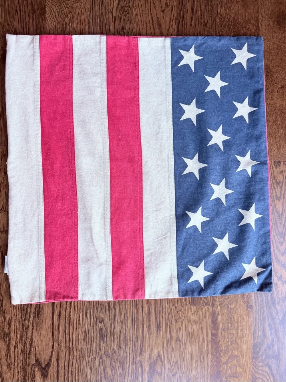 Pottery Barn Red, White & Blue Star Stripe Pillow Cover